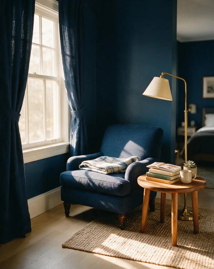 Navy Blue Autumn Nook 1