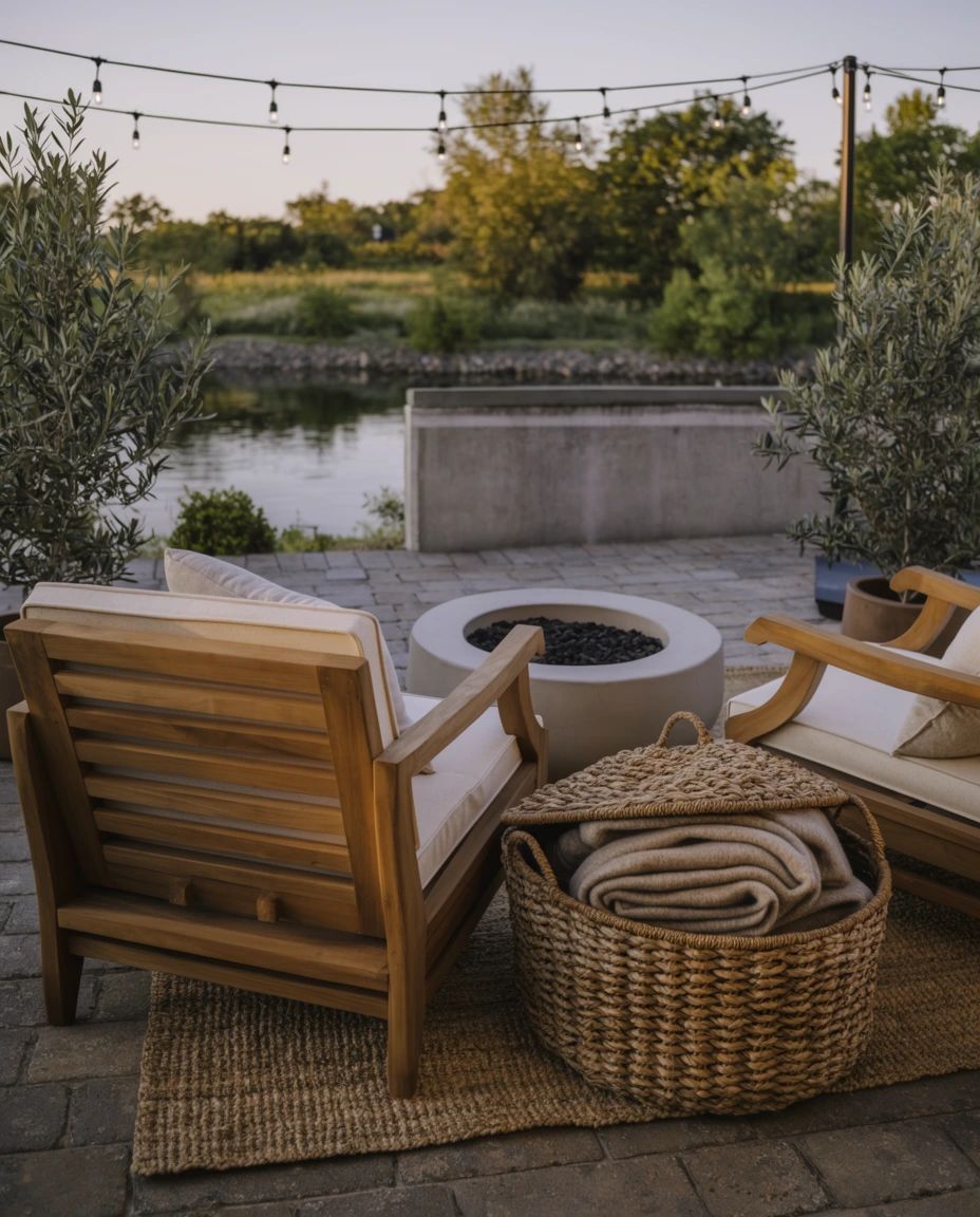 Outdoor Seating for Cool Evenings 2
