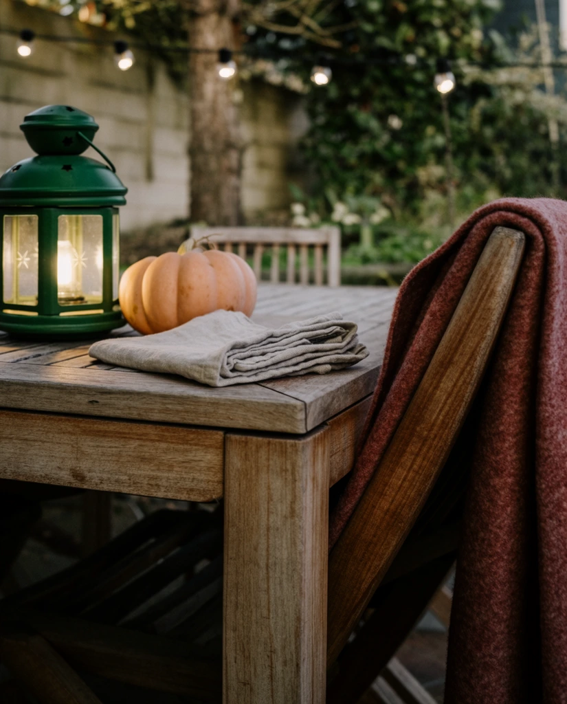 Outdoor Thanksgiving Table for Fall 2