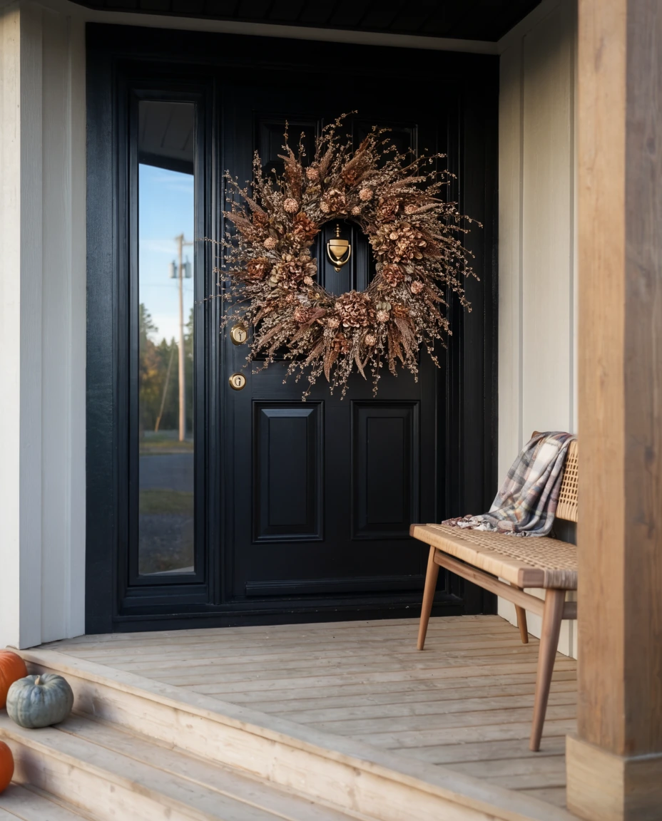 Oversized Farmhouse Door Wreath 2