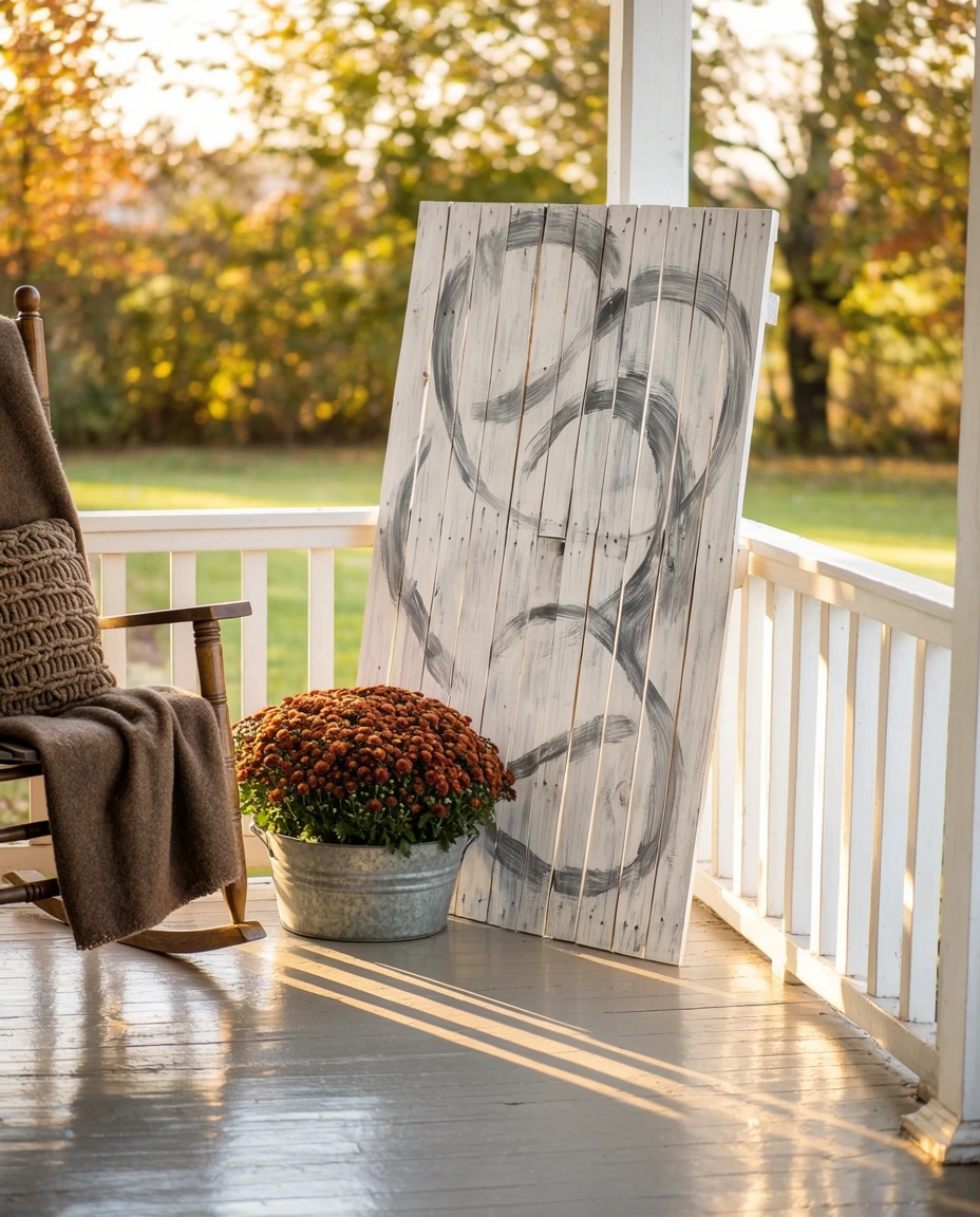 Pallet Sign with Hand Lettering 2