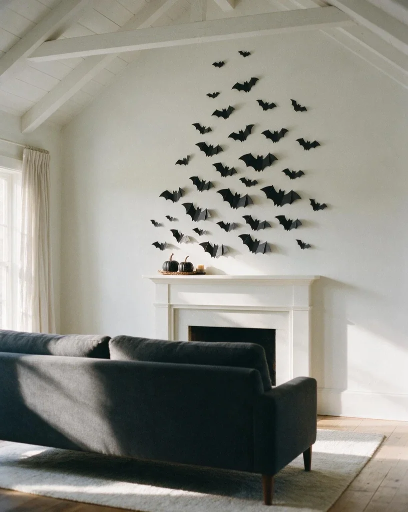 Paper Bat Swarm in Motion 1