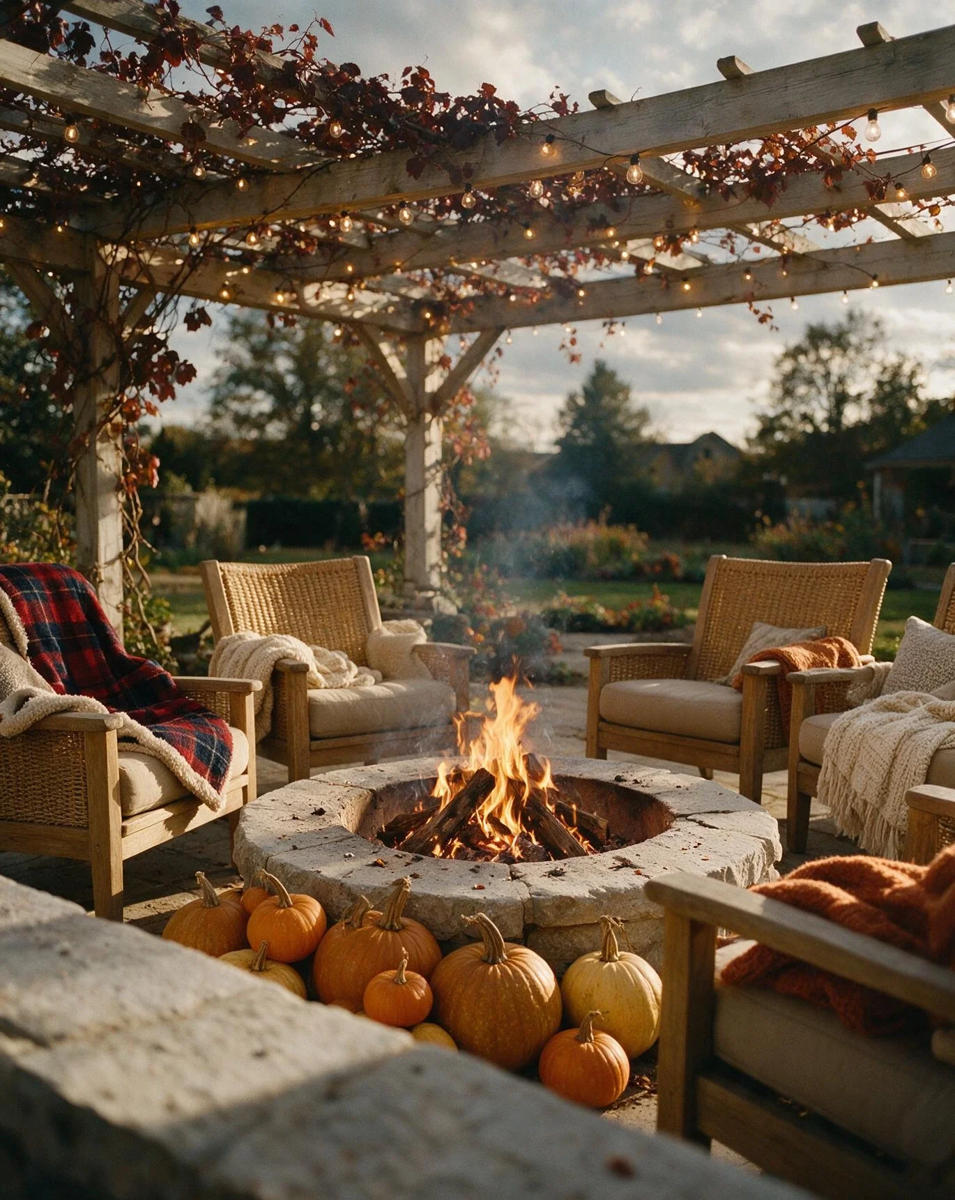 Patio Lounge for Fall Nights 1