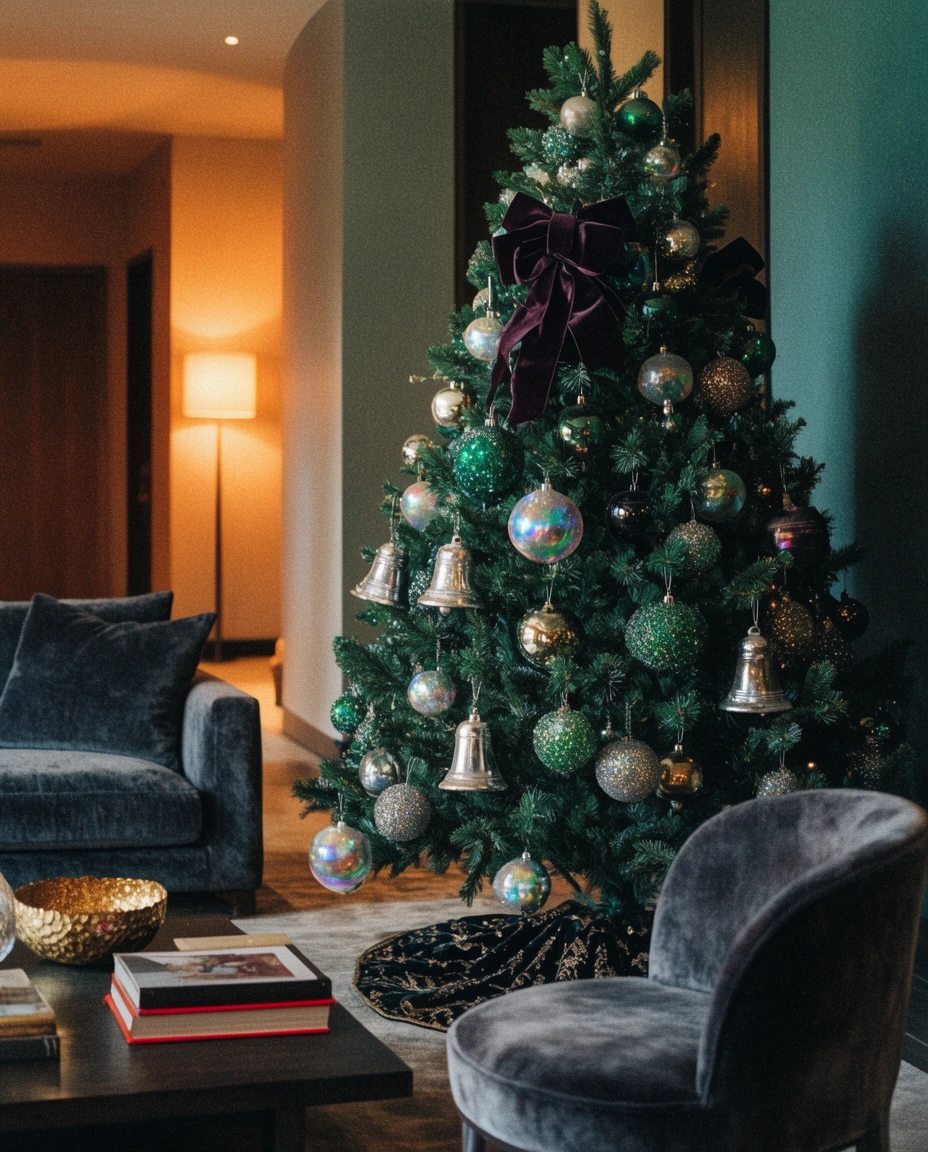 Purple and Silver Holiday Glow 2