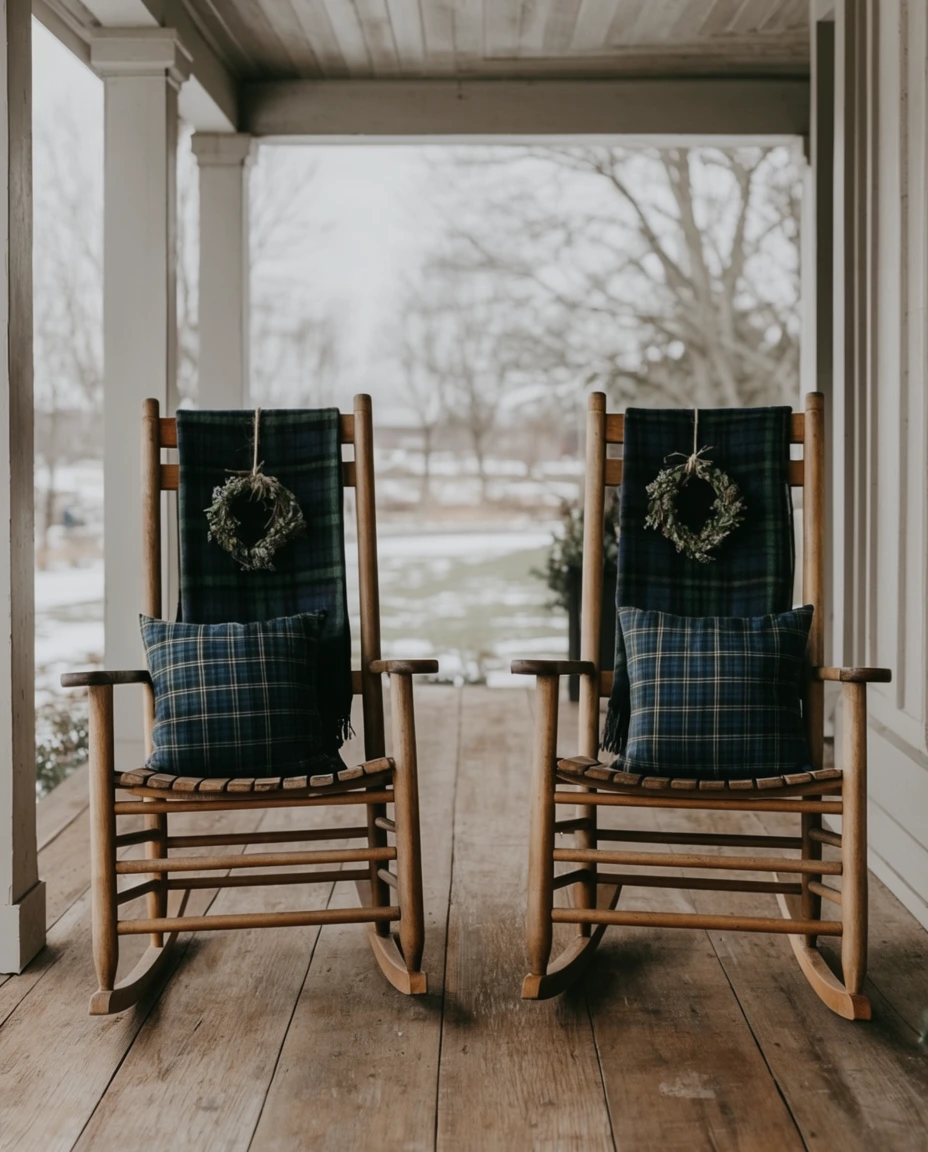 Rocking Chairs Dressed for Winter 1