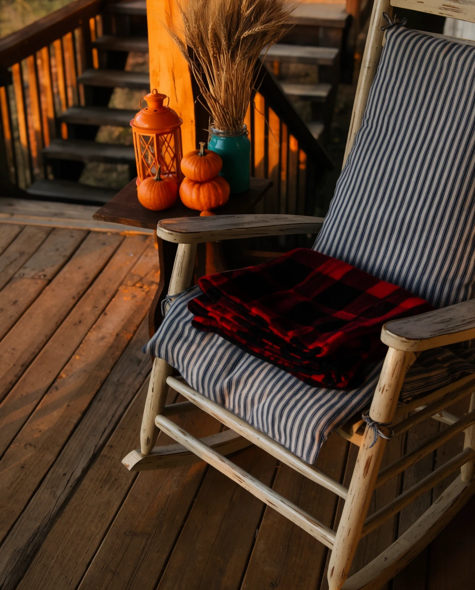 Rustic Rocking Chair Charm 1