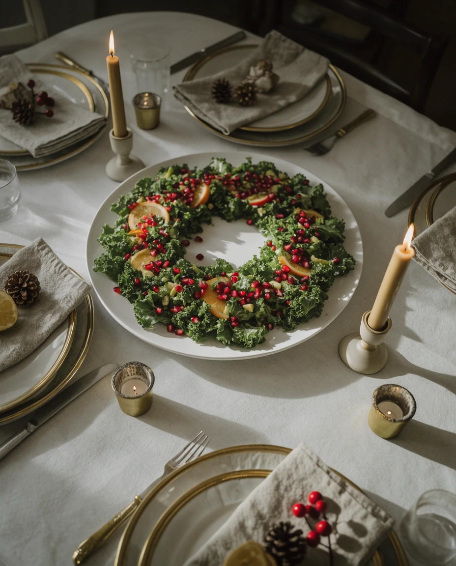 Salad Greens Wreaths for the Table 2