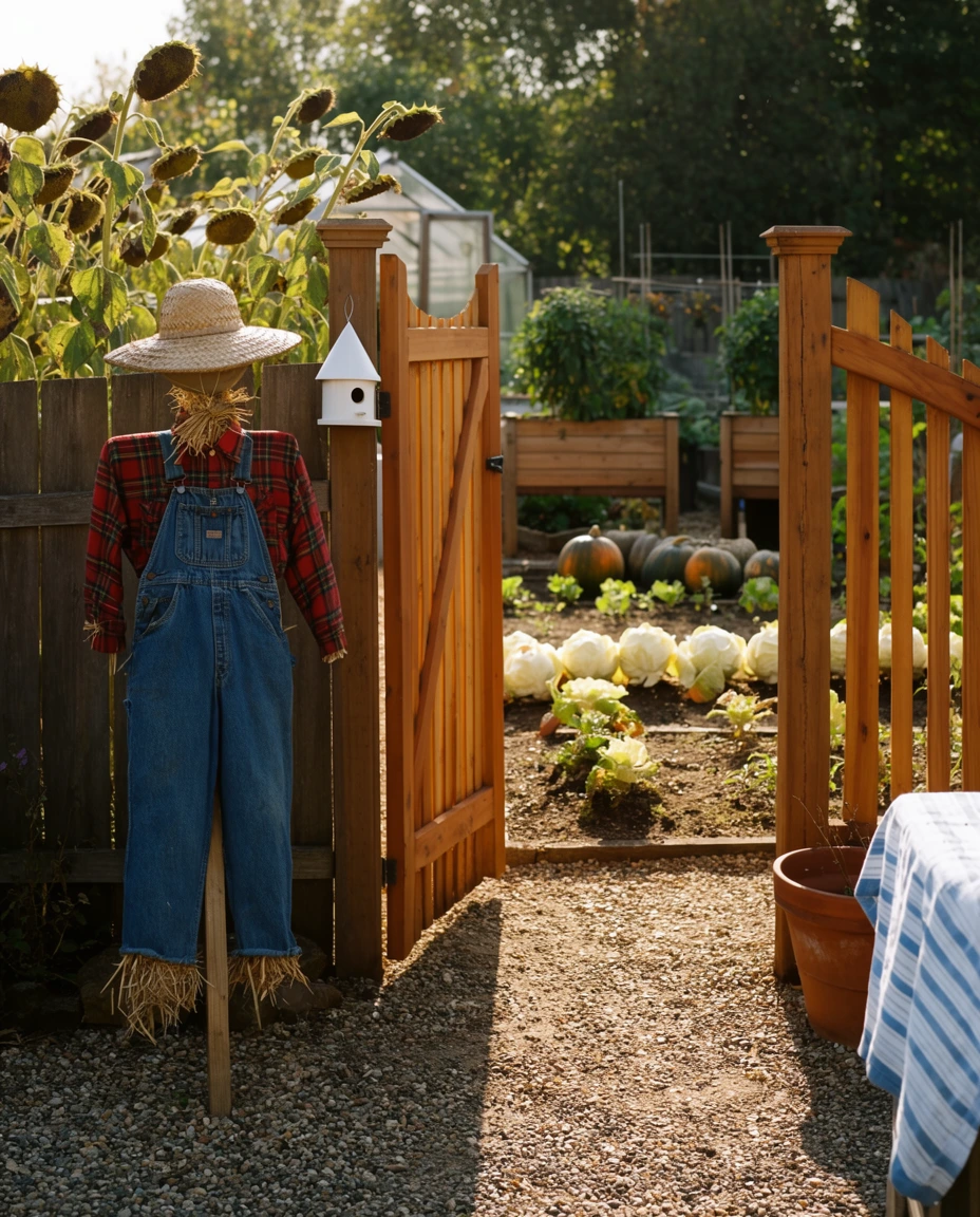Scarecrow for the Garden Gate 1