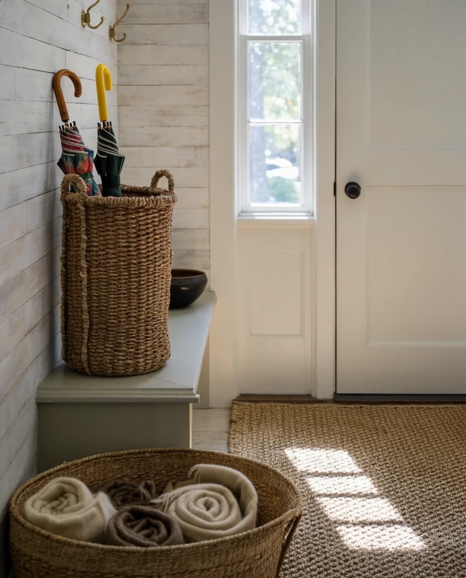 Simple Baskets and Wool Throws 2
