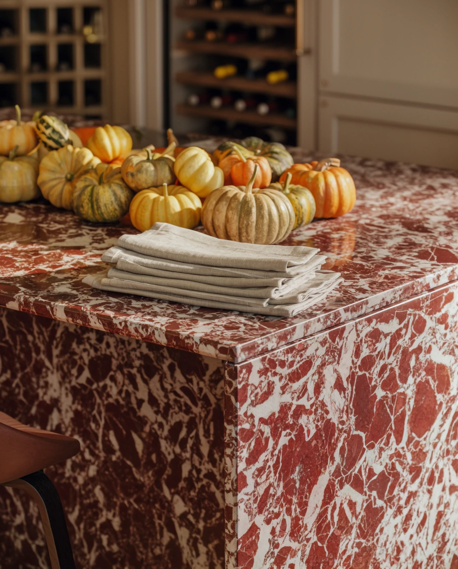 Simple Pumpkin Styling for Shelves 2