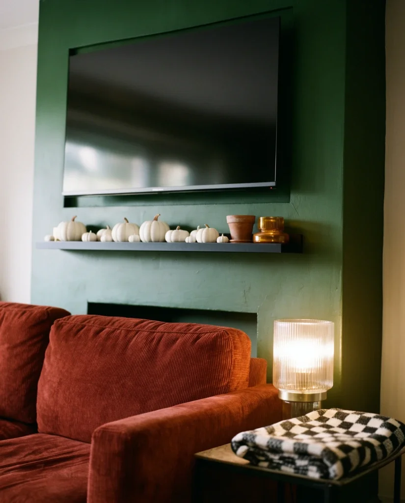 Simple Styling for a Mounted TV 1