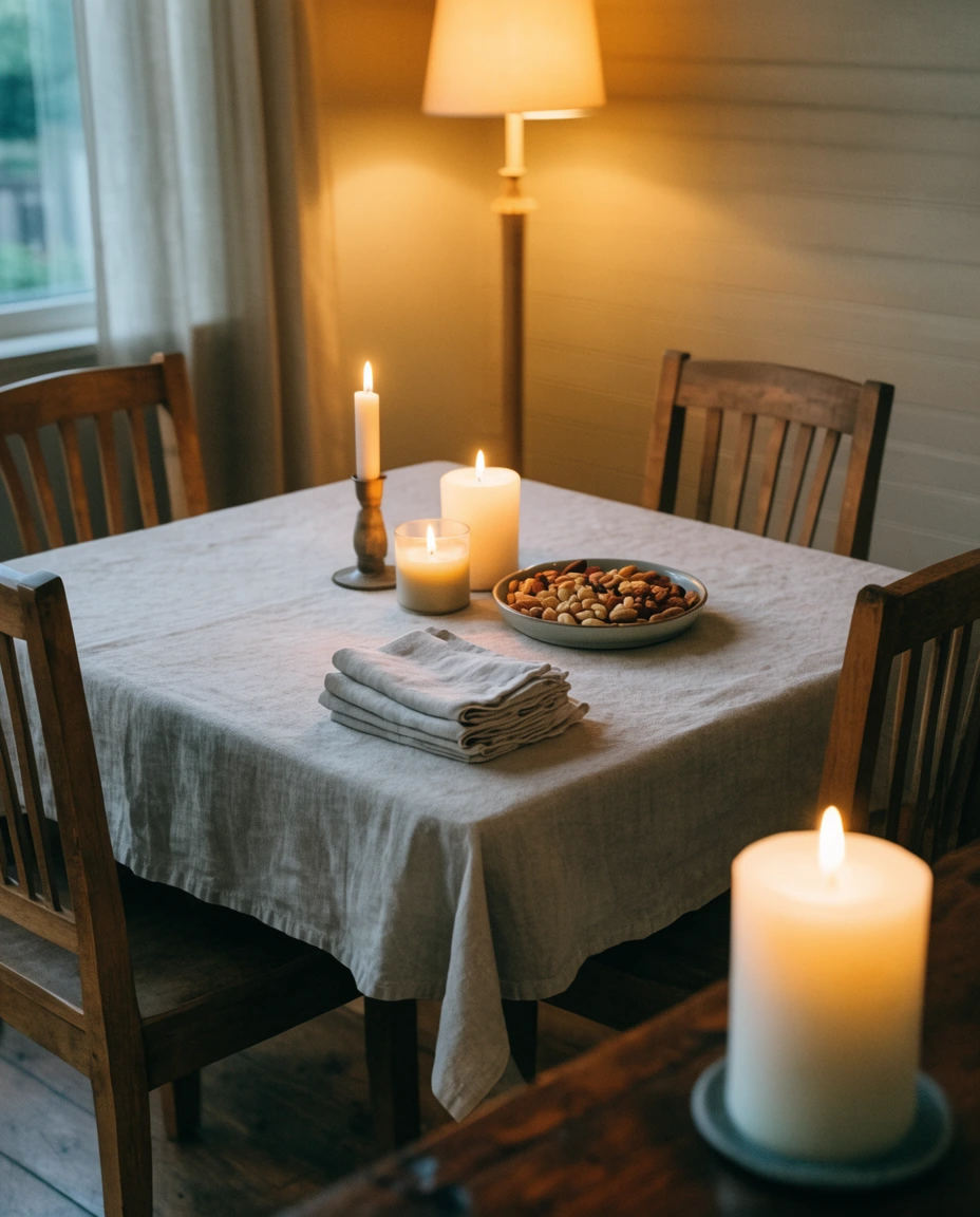 Simple Table for Cozy Gatherings 1