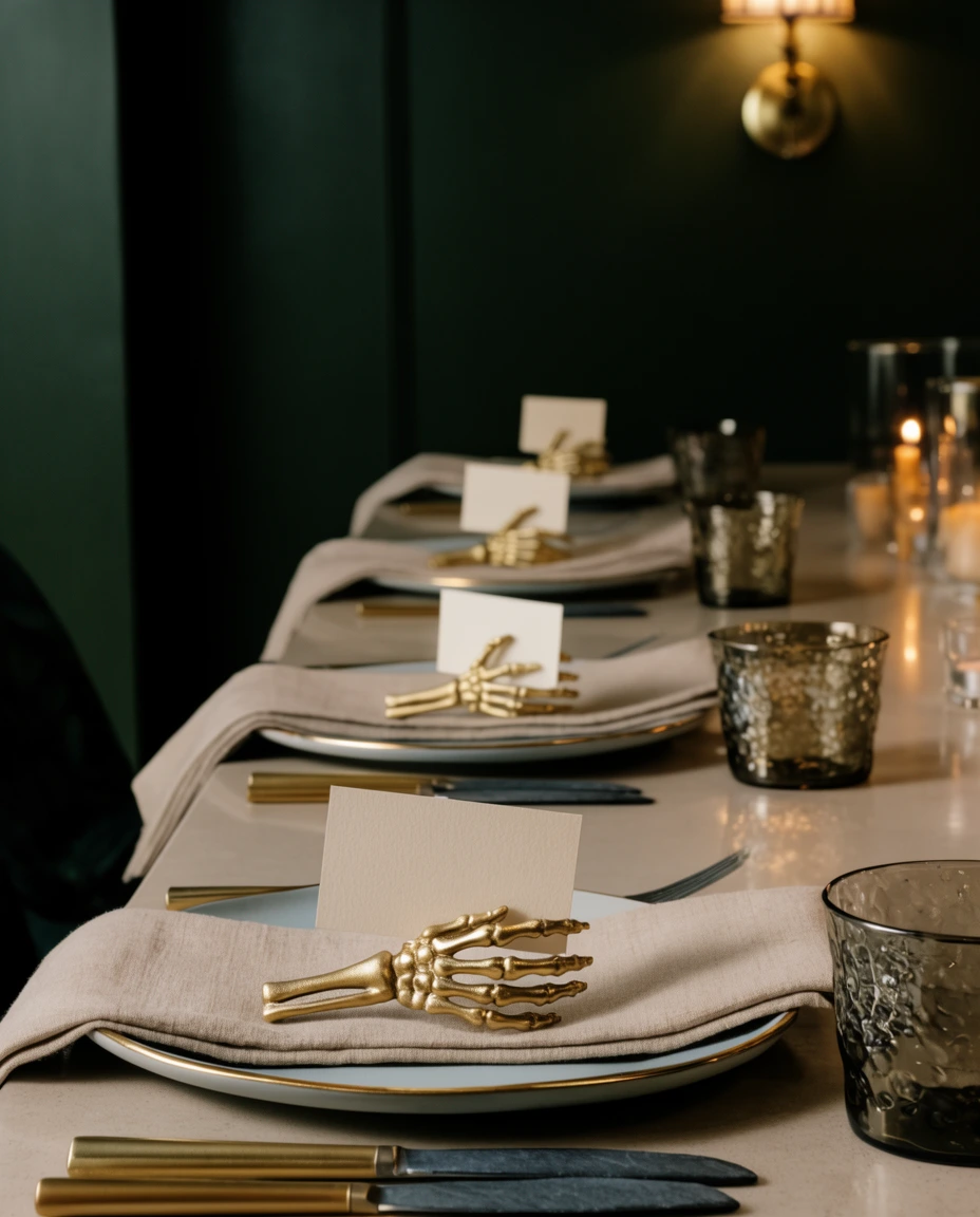 Skeleton Hands for Place Cards 2