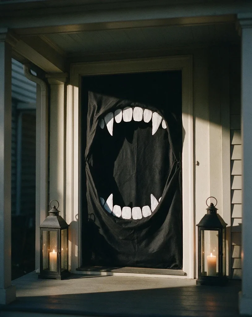Spooky Door Wrap for Halloween Night 2