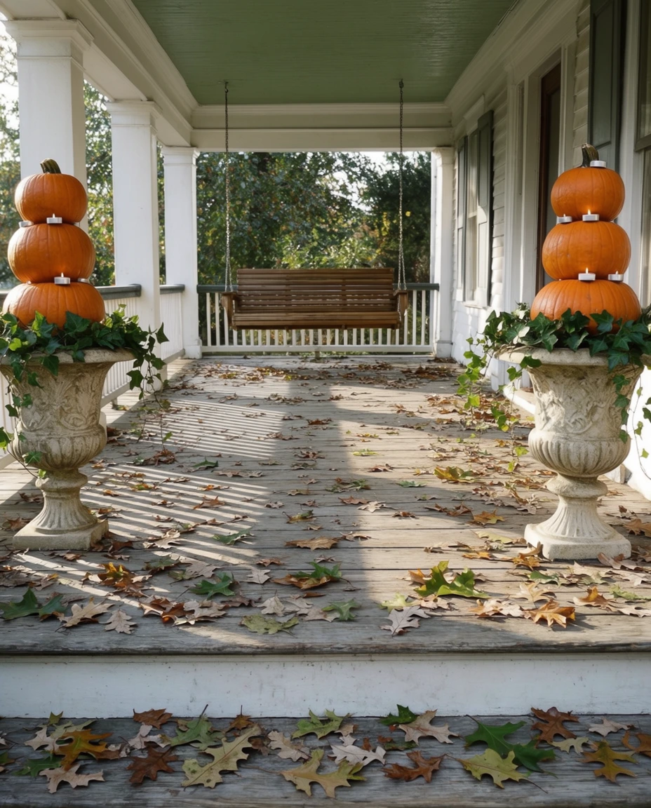 Stacked Pumpkin Topiary 2