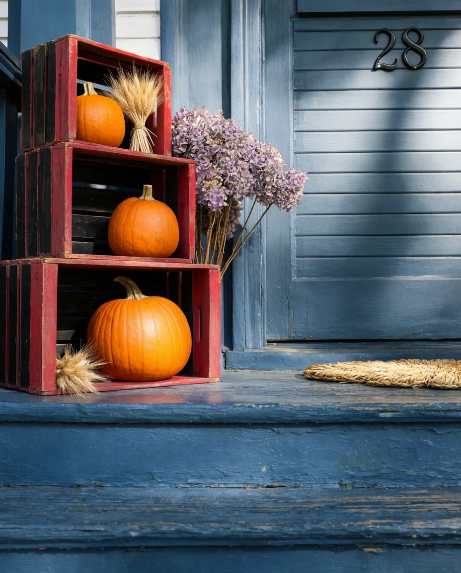 Stacking Crates and Pumpkins 1