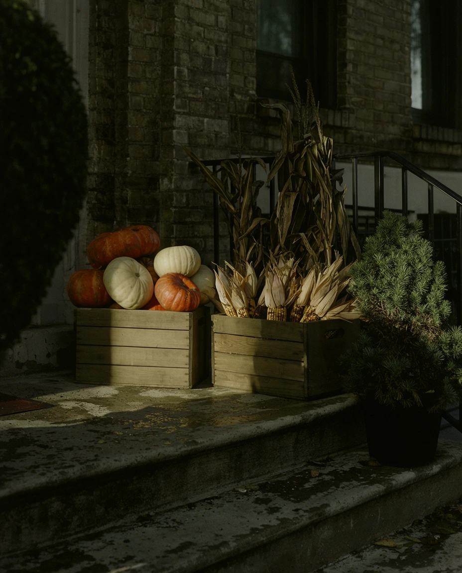 Stacking Crates and Pumpkins 2