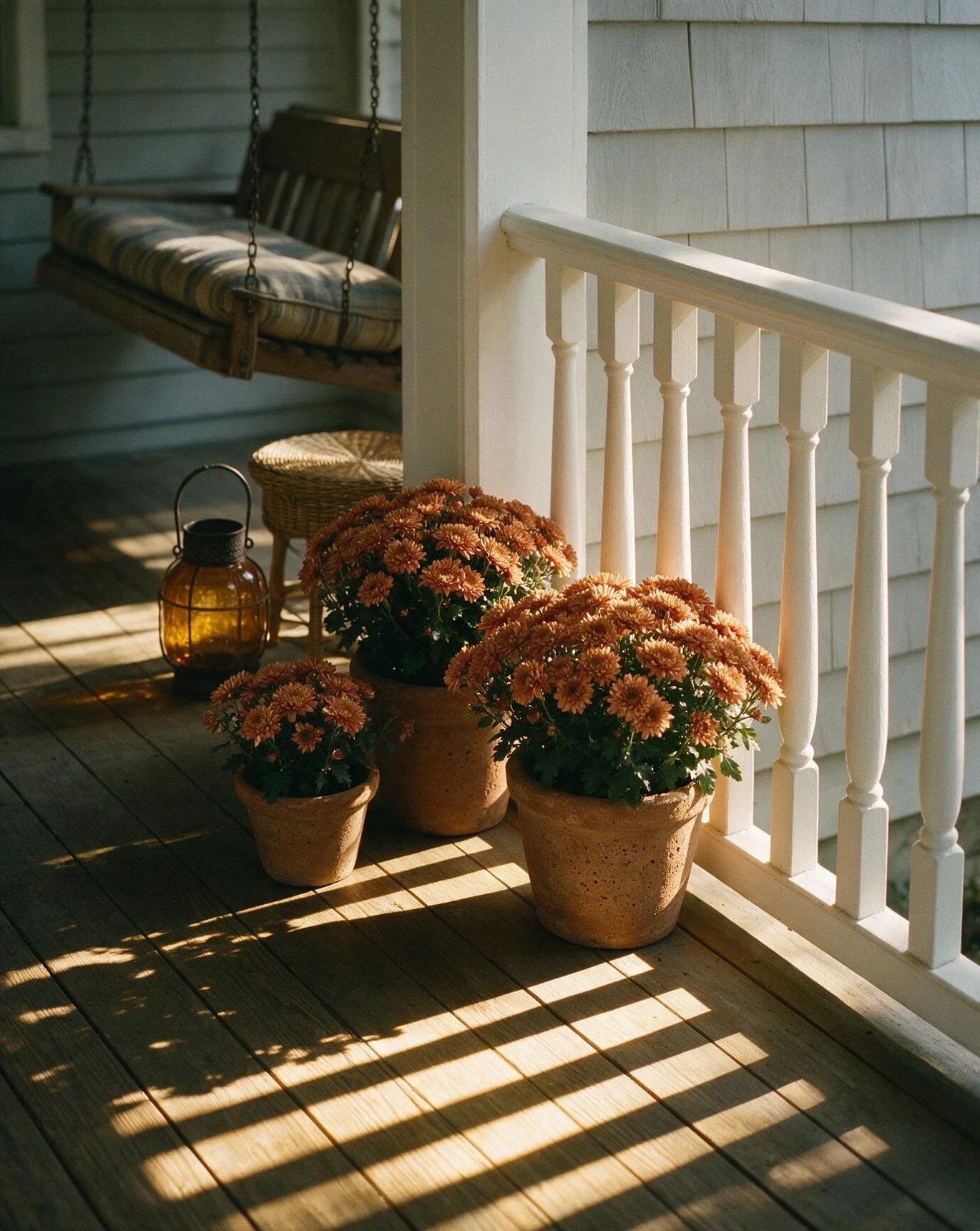Sunny Corners with Bronze Mums 1