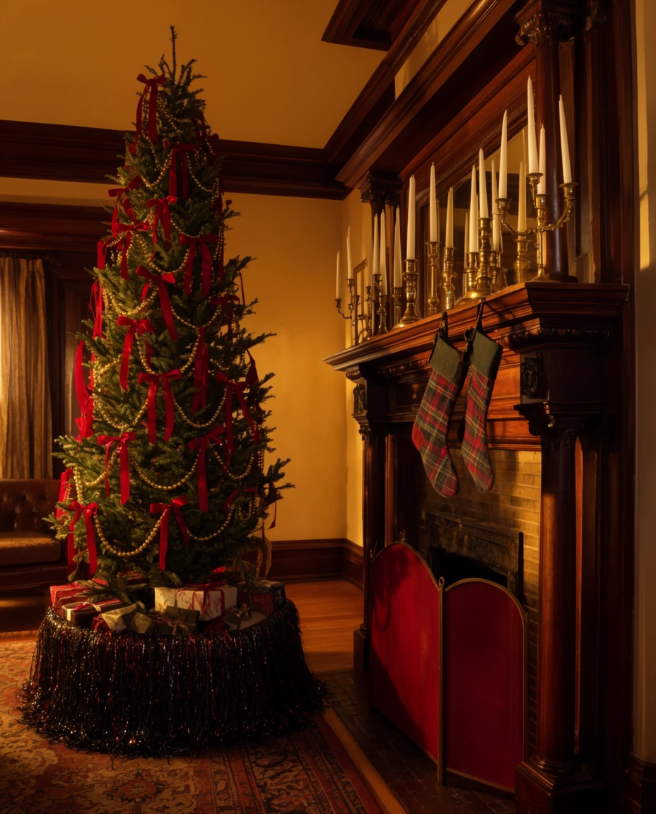 Traditional Red and Gold Decor 1