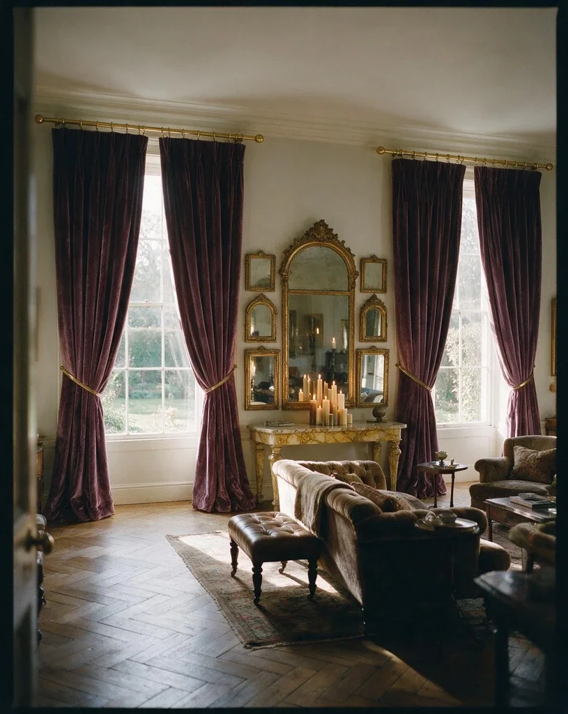 Velvet Drapes and Antique Mirrors 1