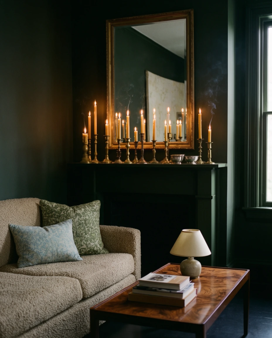 Vintage Brass and Beeswax Light 1