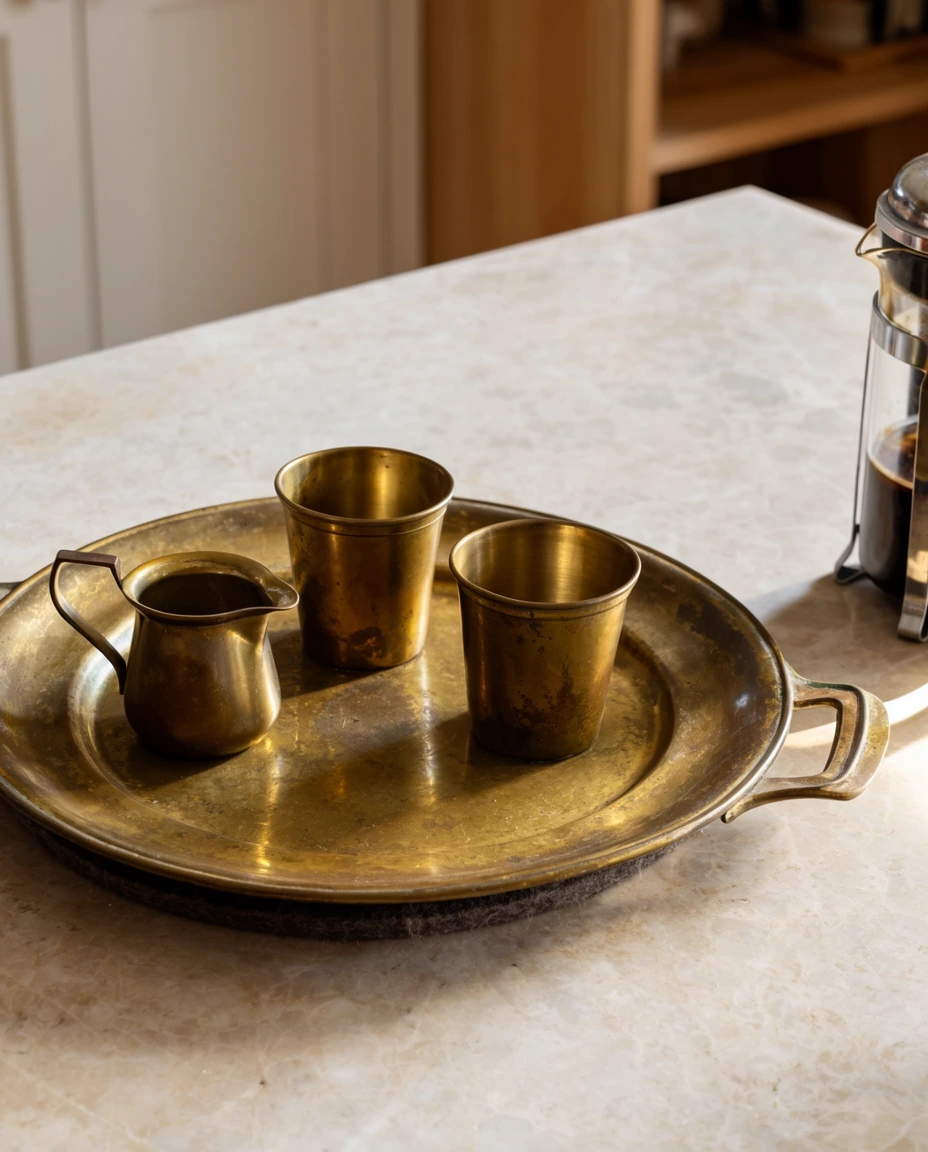 Vintage Tray Styling for Autumn 2