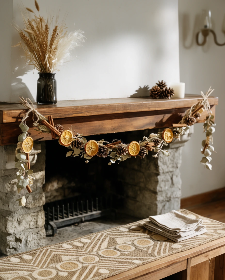 A DIY Garland for the Mantel 1
