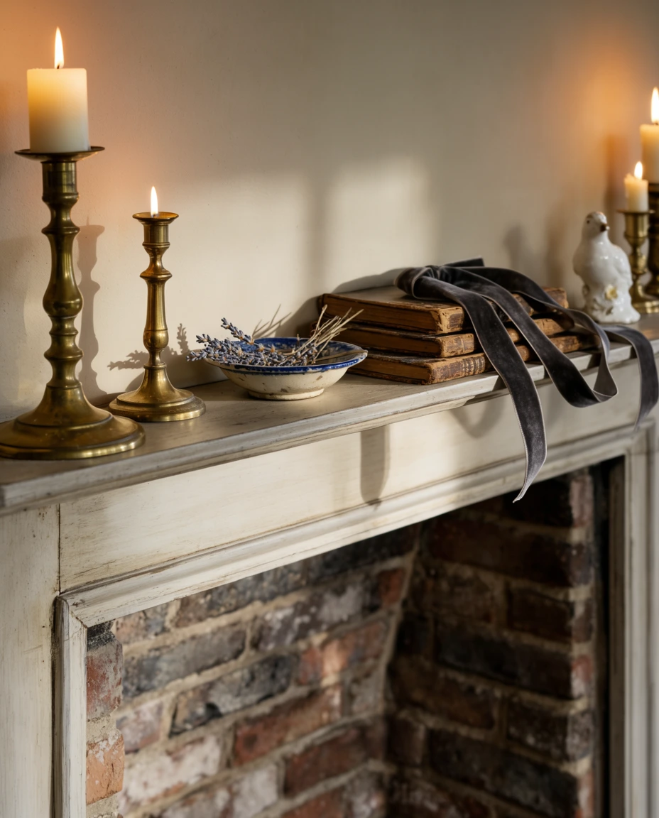 Vintage Mantel Styling Ideas 2