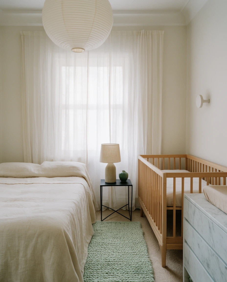 A Nursery with an Adult Bed 2