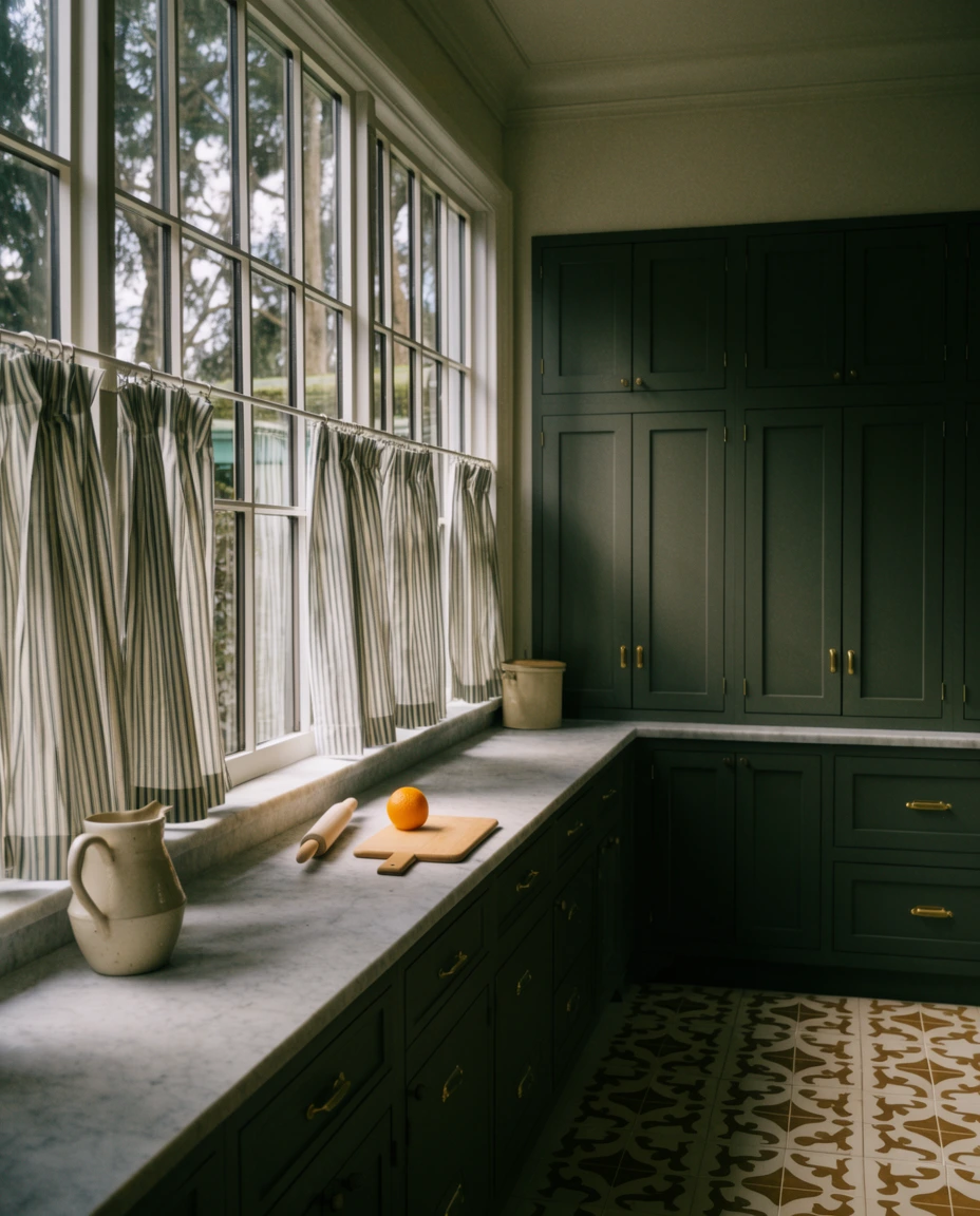 A Pantry Bright with Windows 1