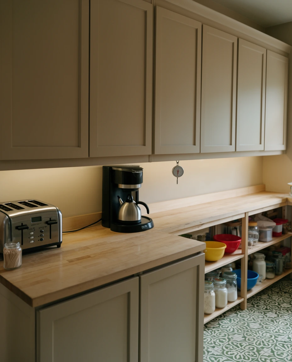 Counter Space Built for Prep 1