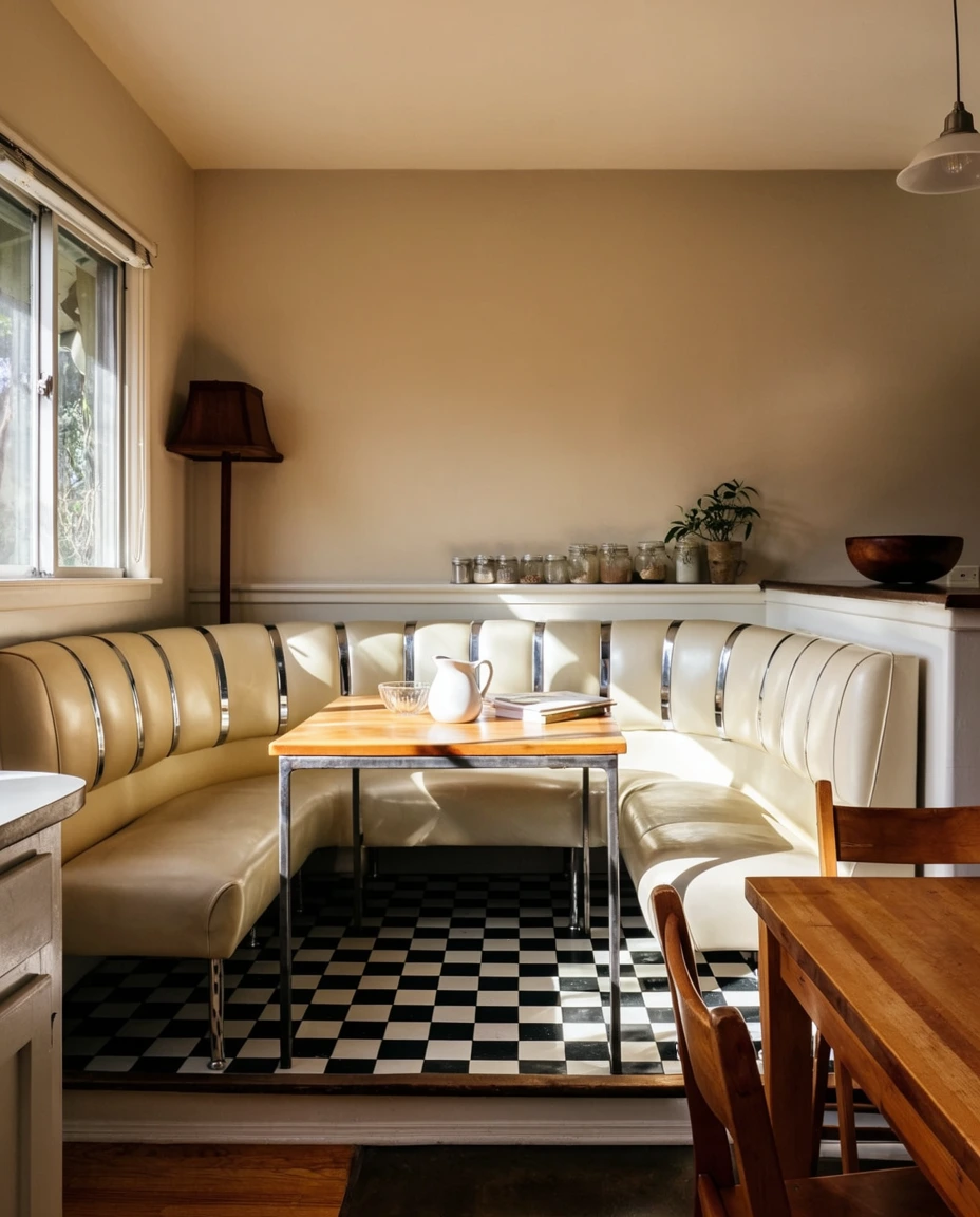Diner Booths for Morning Coffee 2