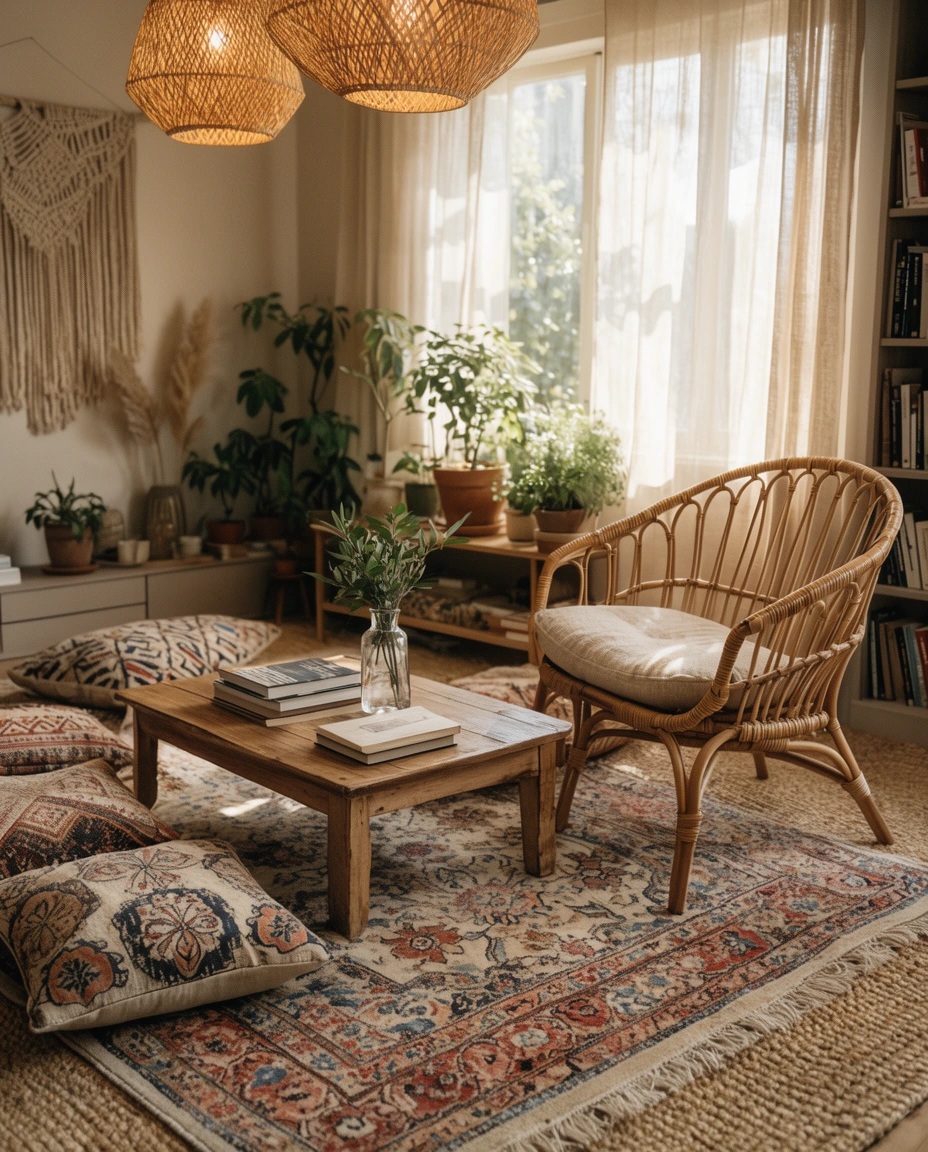 Layering Bohemian Textures and Warm Light 2