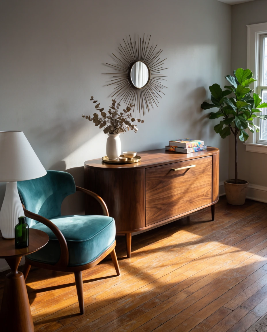 Mid-Century Charm for Studio Living 1