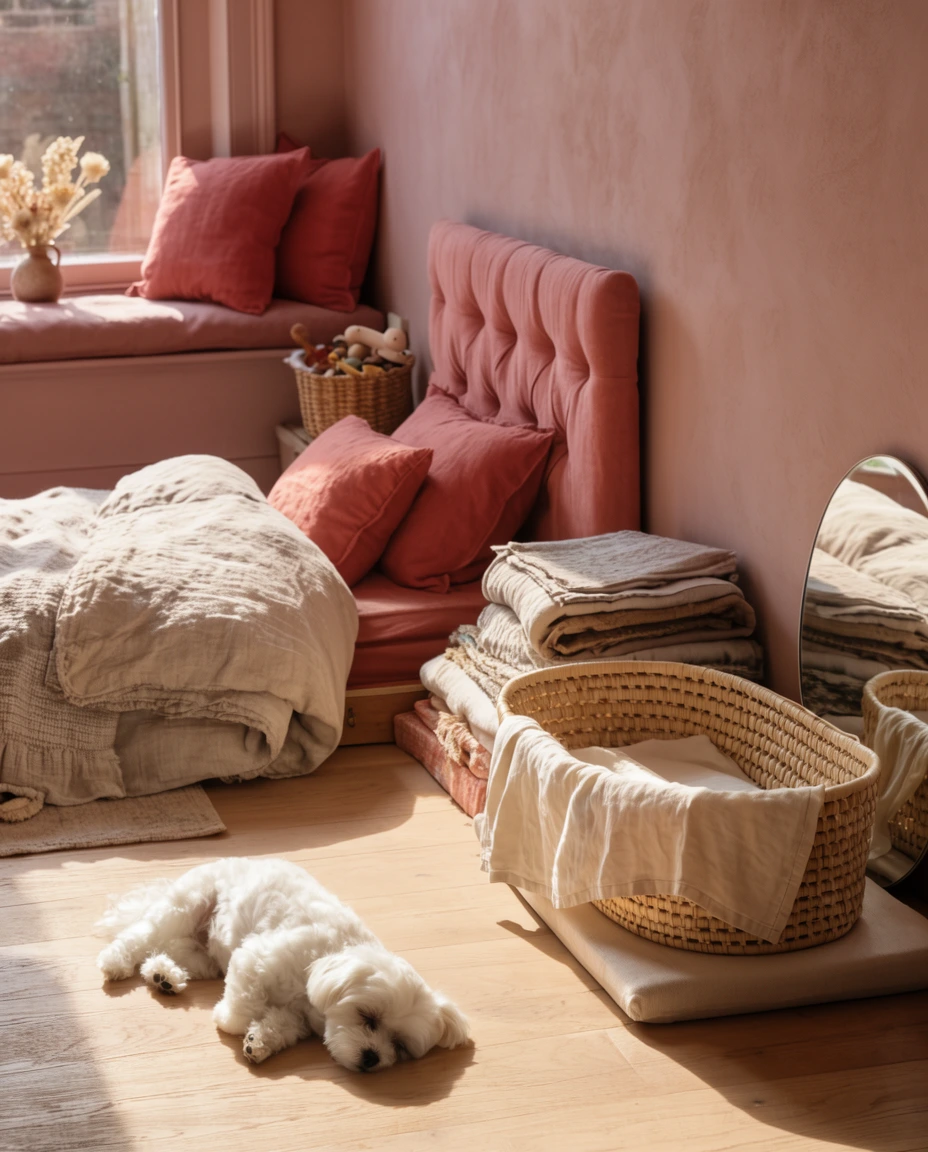 Pink Nursery for a Baby Girl 1