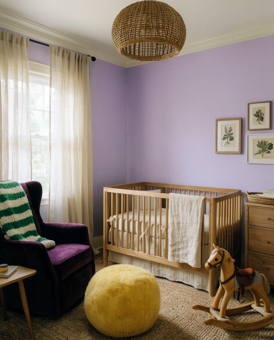 Purple Nursery for a Princess 2