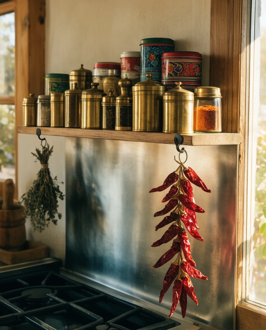 Spice Storage with Indian Flair 1