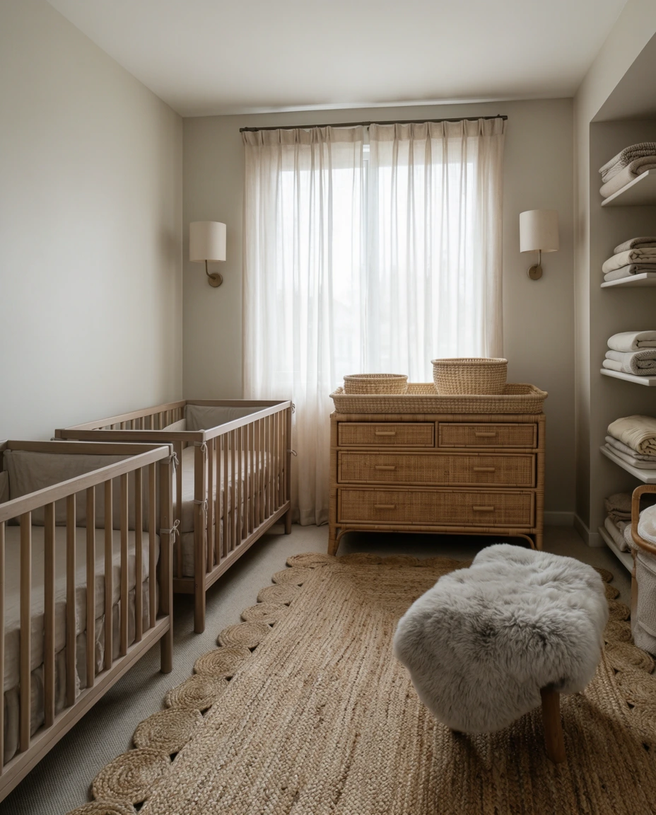 Twin Nursery Layout Ideas 2